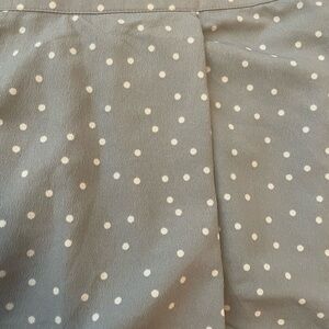Polkadot midi skirt, size small.
